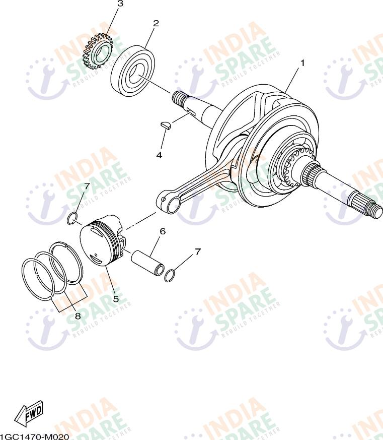 CRANKSHAFT & PISTON